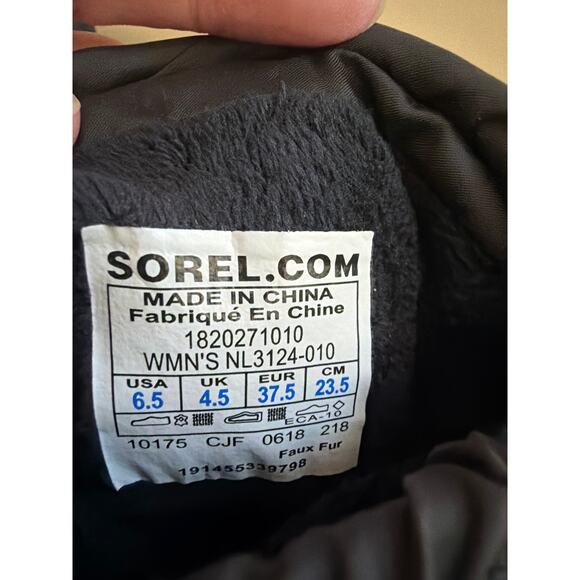 Sorel Kinetic Wedge Women's Snow Boots Waterproof Insulated Size 6.5 Ski Winter - Picture 6 of 7